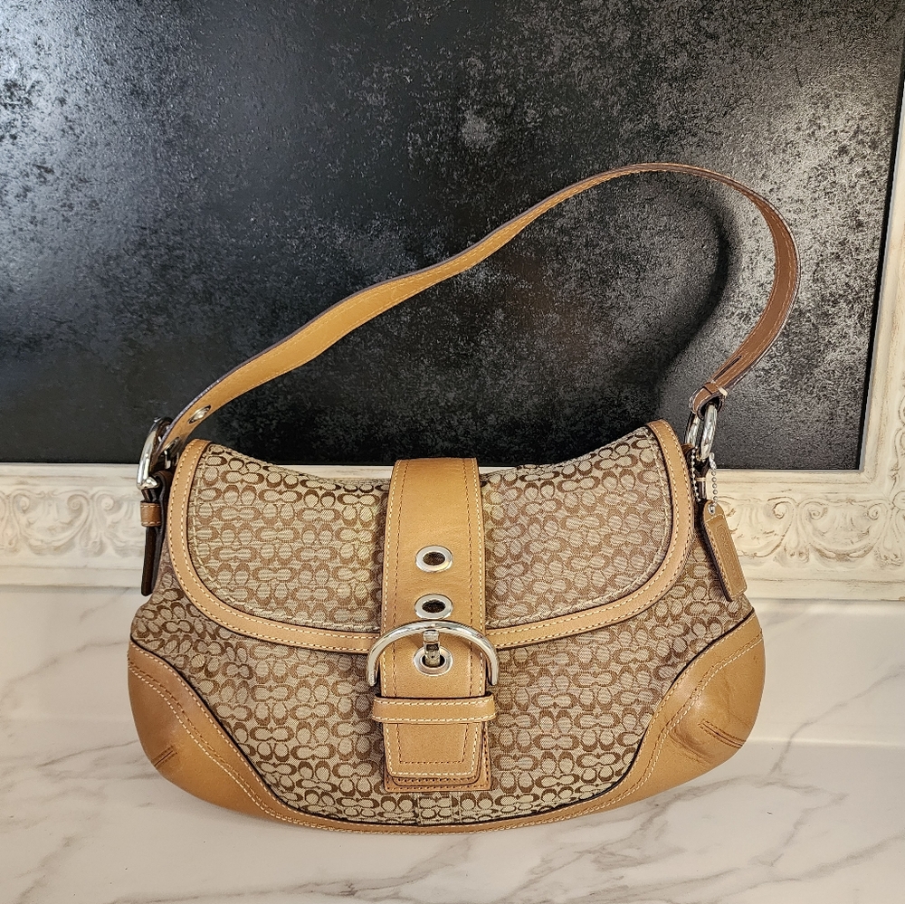 Coach Signature Soho Buckle Shoulder Bag
